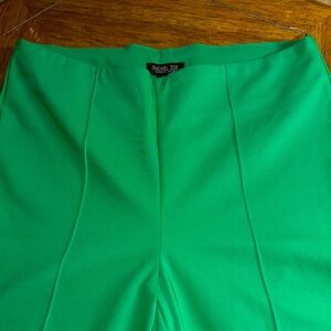 RACHEL ZOE CAPRI PANTS IN BRIGHT GREEN!!!SIZE 12 Stretch